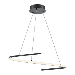 PAKABINAMAS LED ŠVIESTUVAS CURVE D60 31W JUODAS