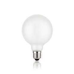 LED LEMPUTĖ E27 GLOBO 8W 3000K BALTA DIMERIUOJAMA