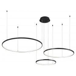 Pakabinamas LED šviestuvas MAXIMOS 70W juodas kaina