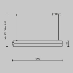 PAKABINAMAS LED ŠVIESTUVAS PETRA L100 35W ŽALVARIO SPALVOS pigiau