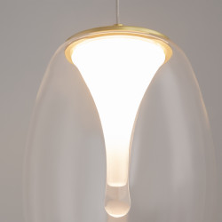 PAKABINAMAS LED ŠVIESTUVAS SPLASH D20 7W AUKSO SPALVOS pigiau