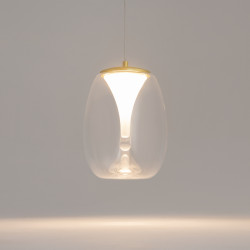 PAKABINAMAS LED ŠVIESTUVAS SPLASH D20 7W AUKSO SPALVOS internetu