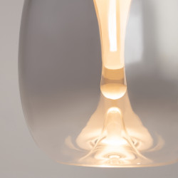 PAKABINAMAS LED ŠVIESTUVAS SPLASH D20 7W DŪMINTO STIKLO | AUKSO SPALVOS pristatymas
