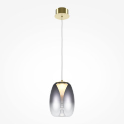 PAKABINAMAS LED ŠVIESTUVAS SPLASH D20 7W DŪMINTO STIKLO | AUKSO SPALVOS