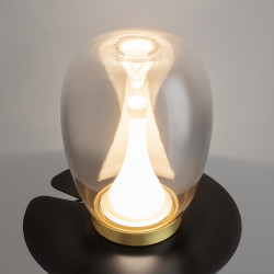 STALINIS LED ŠVIESTUVAS SPLASH D20 9W DŪMINTO STIKLO | AUKSO SPALVOS kaina