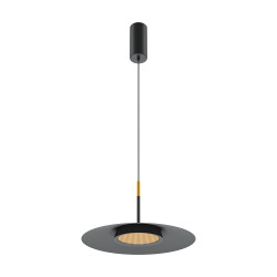 PAKABINAMAS LED ŠVIESTUVAS EL D35 12W JUODAS