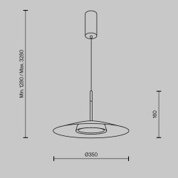 PAKABINAMAS LED ŠVIESTUVAS EL D50 12W BALTAS skubiai