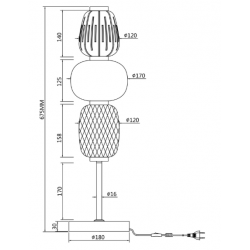 STALINIS LED ŠVIESTUVAS PATTERN 28W CHROMO SPALVOS internetu