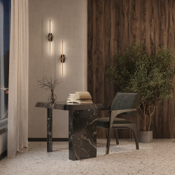 SIENINIS LED ŠVIESTUVAS RENAISSANCE H63 6W JUODO MARMURO | ŽALVARIO SPALVOS internetu