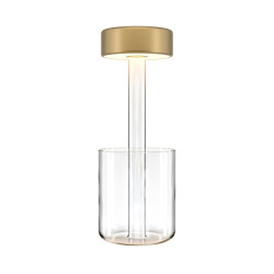 ĮKRAUNAMAS STALINIS LED ŠVIESTUVAS AL COLLABORATION WITH VASE 3W AUKSO SPALVOS