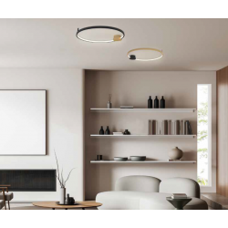 LUBINIS LED ŠVIESTUVAS 23096 24W AUKSO SPALVOS kaina