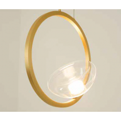 PAKABINAMAS LED ŠVIESTUVAS 23028 7W AUKSO SPALVOS kaina