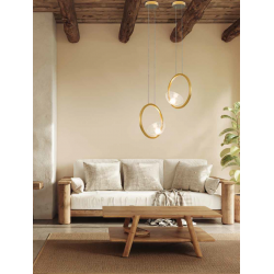 PAKABINAMAS LED ŠVIESTUVAS 23028 7W AUKSO SPALVOS pigiau