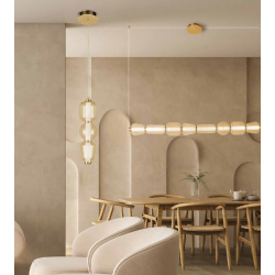 PAKABINAMAS LED ŠVIESTUVAS 23065 37W AUKSO SPALVOS kaina