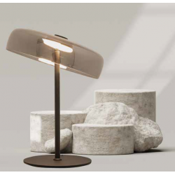 STALINIS LED ŠVIESTUVAS 23054 15W JUODAS | DŪMINTAS STIKLAS kaina
