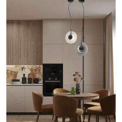 PAKABINAMAS LED ŠVIESTUVAS 23072 8W DŪMINTAS STIKLAS kaina