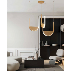 PAKABINAMAS LED ŠVIESTUVAS 23168 D67 54W JUODAS pigiau