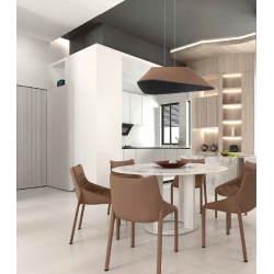 PAKABINAMAS LED ŠVIESTUVAS 23172 D55 8W RUDAS kaina
