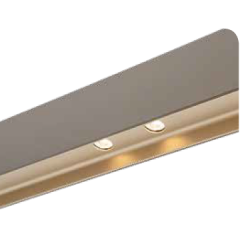 PAKABINAMAS LED ŠVIESTUVAS 22208 54W BRONZOS SPALVOS kaina