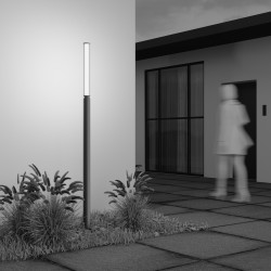 Pastatomas LED šviestuvas LIT 20W tamsiai pilkas atsiliepimai