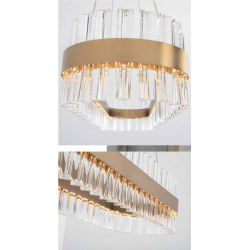 PAKABINAMAS LED ŠVIESTUVAS 22040 D80 68W AUKSO SPALVOS pigiau