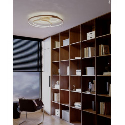Lubinis LED šviestuvas CENTRIX 92W 3000K juodas
