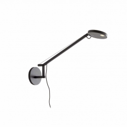 Sieninis LED šviestuvas Demetra micro 6W tamsiai pilkas