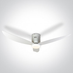 LUBINIS LED ŠVIESTUVAS SU VENTILIATORIUMI 6302C/W/V 22W BALTAS