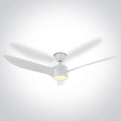 LUBINIS LED ŠVIESTUVAS SU VENTILIATORIUMI 6306/W/V 22W BALTAS