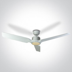 LUBINIS LED ŠVIESTUVAS SU VENTILIATORIUMI 6310/W/V 22W BALTAS