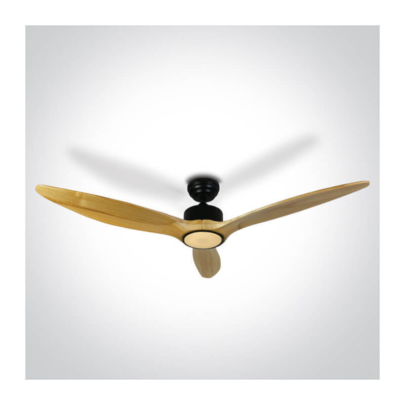 LUBINIS LED ŠVIESTUVAS SU VENTILIATORIUMI ONE LIGHT 6312L/B/V JUODAS | RUDAS