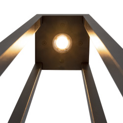 PASTATOMAS LED ŠVIESTUVAS ELBE 10W JUODAS pigiau