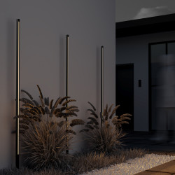 ĮSMEIGIAMAS ŠVIESTUVAS POLE H160 24W JUODAS pigiau