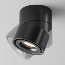 LUBINIS KRAIPOMAS LED ŠVIESTUVAS YIN 15W 3000K JUODAS TRIAC pigiau