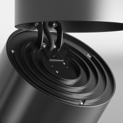 LUBINIS KRAIPOMAS LED ŠVIESTUVAS YIN 15W 4000K JUODAS TRIAC pristatymas