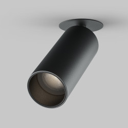 ĮLEIDŽIAMAS LED ŠVIESTUVAS FOCUS 12W 3000K JUODAS kaina