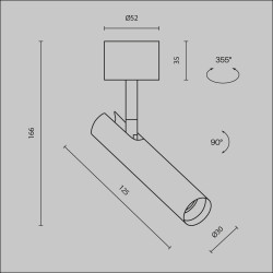 LUBINIS KRAIPOMAS LED ŠVIESTUVAS FOCUS T L12 6W BALTAS pigiau