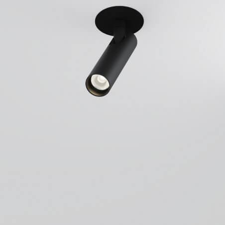 ĮLEIDŽIAMAS KRAIPOMAS LED ŠVIESTUVAS MAYTONI FOCUS T L12,5 6W JUODAS C141RS-L125-6W3K-B