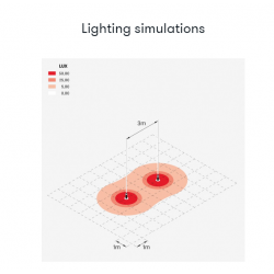 PASTATOMAS LED ŠVIESTUVAS TOK H40 14W BALTAS pigiau