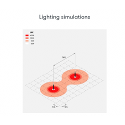 PASTATOMAS LED ŠVIESTUVAS TOK H100 14W BALTAS pristatymas