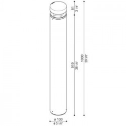 PASTATOMAS LED ŠVIESTUVAS TOK H100 14W BALTAS skubiai