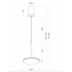 PAKABINAMAS LED ŠVIESTUVAS PLATO 12W BALTAS kaina