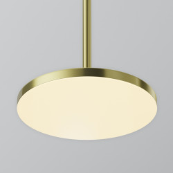PAKABINAMAS LED ŠVIESTUVAS PLATO 12W žalvario spalvos kaina