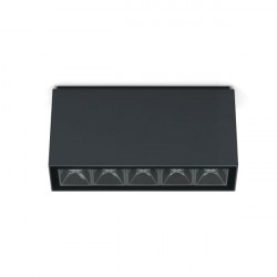LUBINIS LED ŠVIESTUVAS KURA TOP X5 10W ANTRACITO SPALVOS