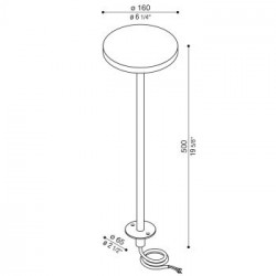 PASTATOMAS LED ŠVIESTUVAS PIK D16 H50 9W RUDAS atsiliepimai