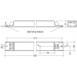 LED JUOSTŲ MAITINIMO ŠALTINIS TRIDONIC LCA 100W 24V DALI kaina