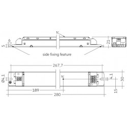 LED JUOSTŲ MAITINIMO ŠALTINIS TRIDONIC SNC2 60W 24V DIMERIUOJAMAS pigiau