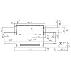 LED JUOSTŲ MAITINIMO ŠALTINIS TRIDONIC LC 60W 24V 0-10V pigiau