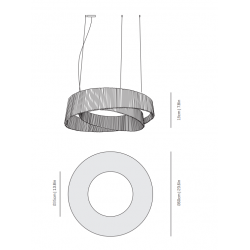 PAKABINAMAS LED ŠVIESTUVAS ANEL 30W D60 BALTAS pristatymas