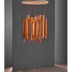 PAKABINAMAS ŠVIESTUVAS WOODS D60 RUDAS kaina